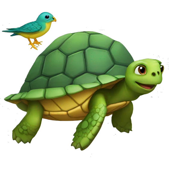 turtle + bird emoji