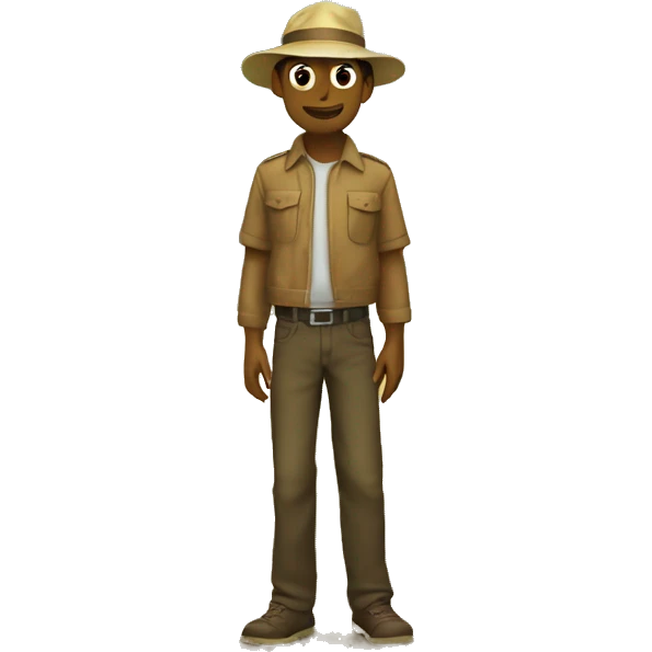 Joven envuelto en una sabana emoji