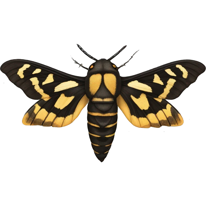 Deaths head hawk moth emoji