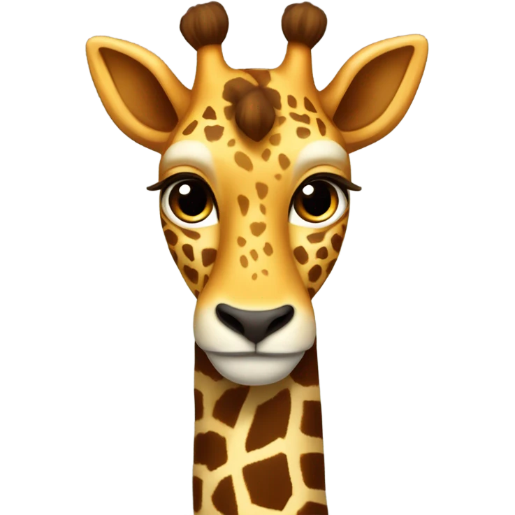 giraffe mixed with lion emoji