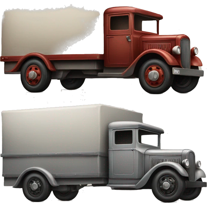 Very large 1934 moving truck emoji