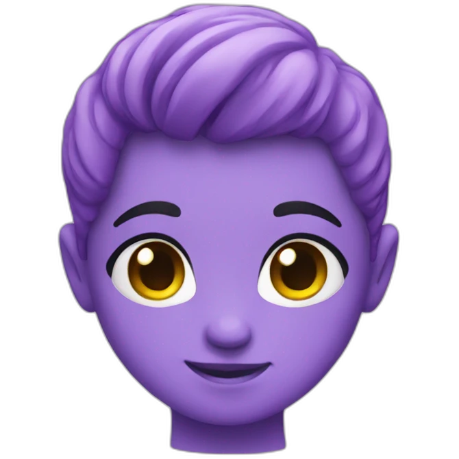 cute purple emoji