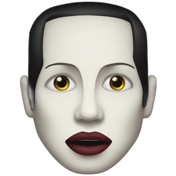 Marilyn manson singer emoji