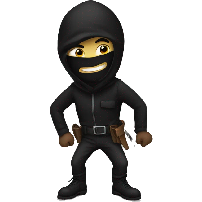 Burglar emoji