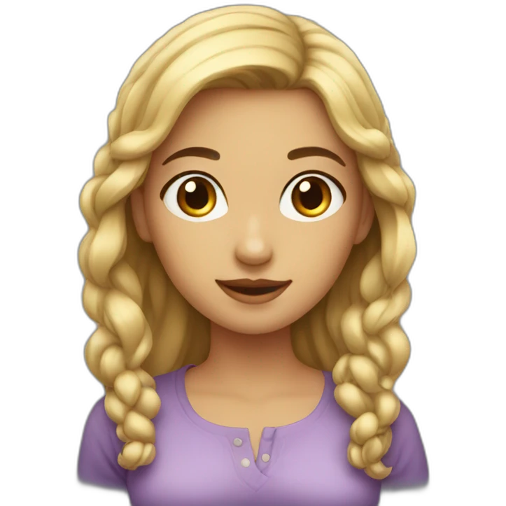 charming young woman emoji