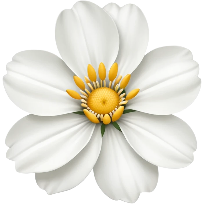white flower emoji