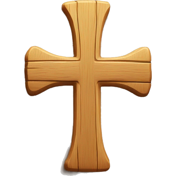 wooden cross emoji