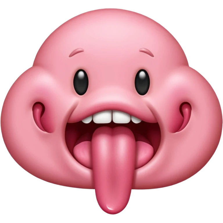 a tongue only (no head, no face, only a tongue) emoji