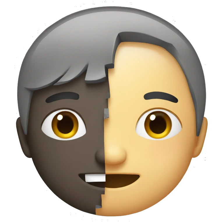cut in half emoji