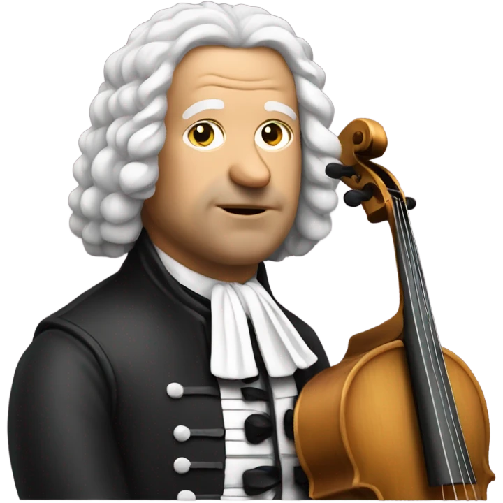 Bach akimbo  emoji
