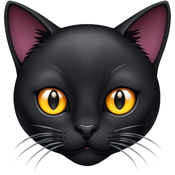 Black cat haitian  emoji