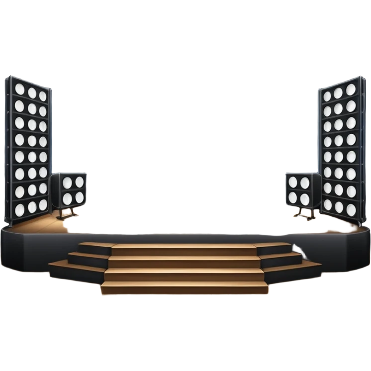 concert stage emoji