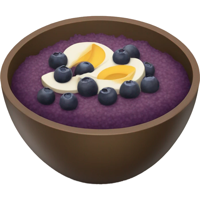 Acai bowl emoji