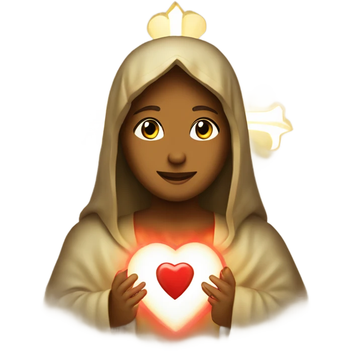Sacred Hearts of Jesus and Mary icons  emoji