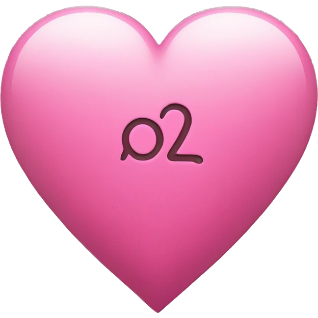a pink heart with the text „ozan“ written in it  emoji