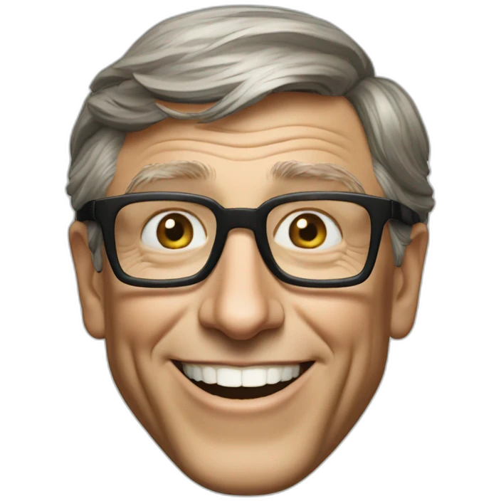 Bill Gates happy emoji