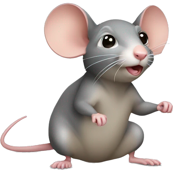 rat that is training emoji
