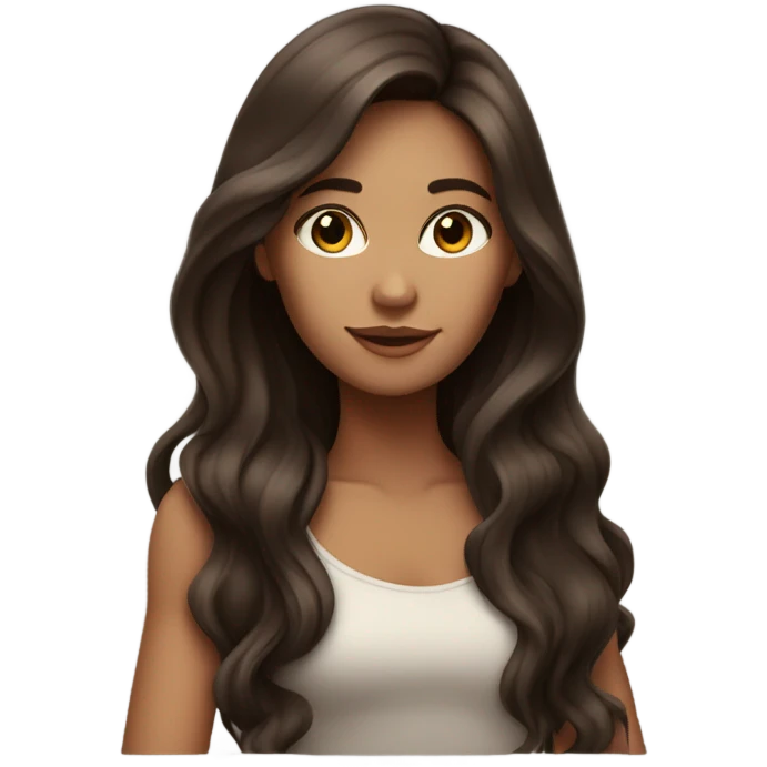 Brunette Model  emoji