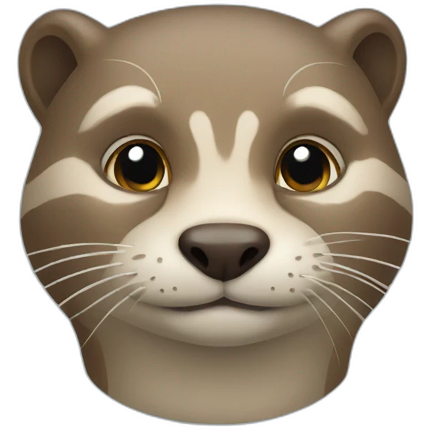 Loutre sur chat emoji