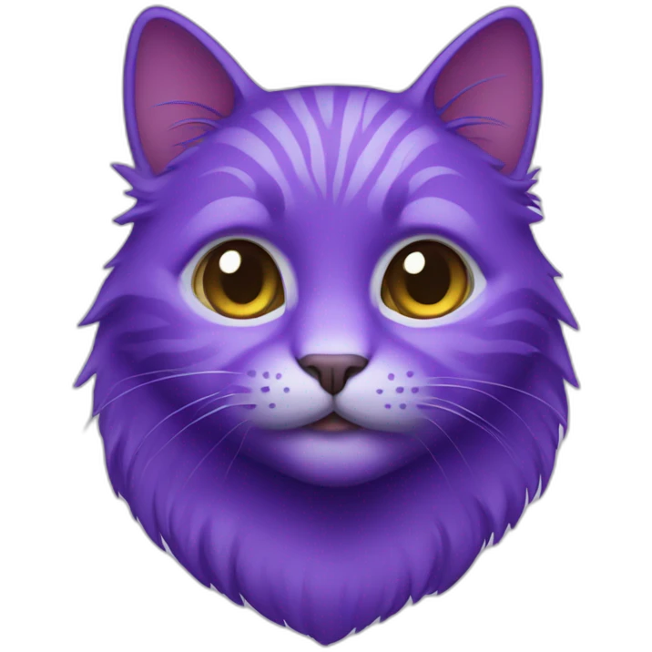 Purple cat emoji