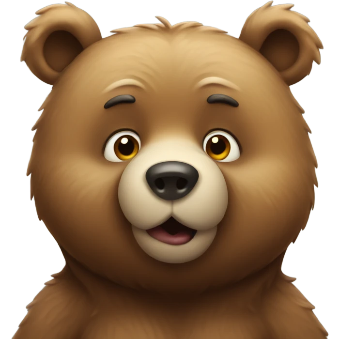 bear blowing kisses emoji