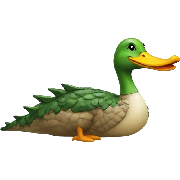 duck crocodile emoji