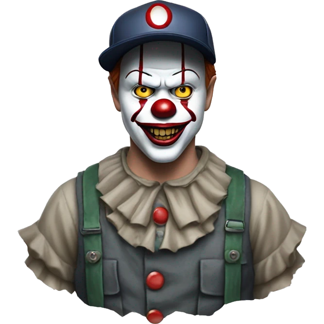 Pennywise with cap emoji