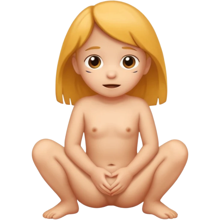 10 year old child girl naked pooping on the floor emoji
