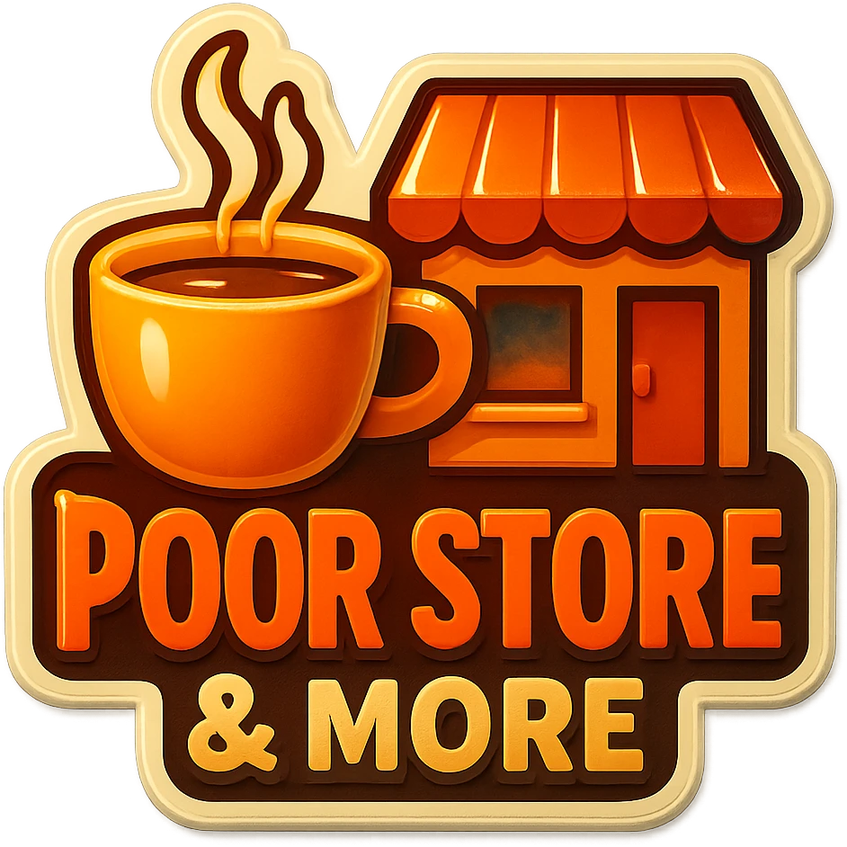 Cafe named poor store & More emoji