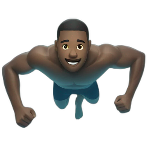 underwater workout emoji