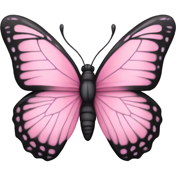 butterfly baby pink emoji
