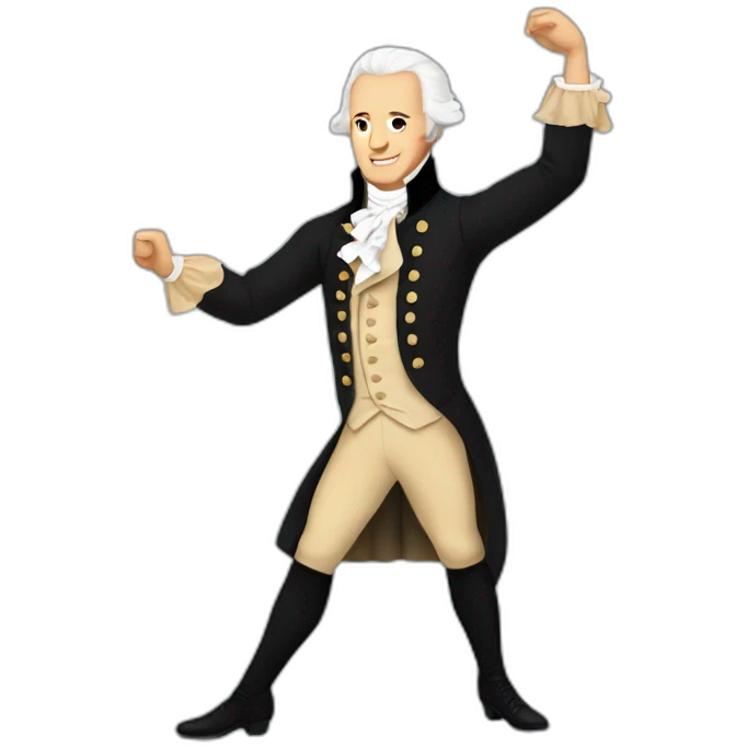 alexander hamilton black dancing emoji