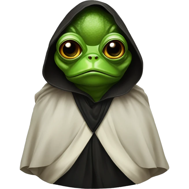 Frog as a sith lord emoji