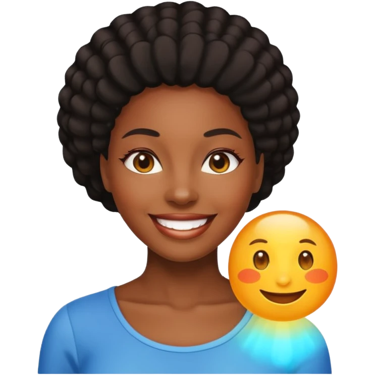 Black woman emoji