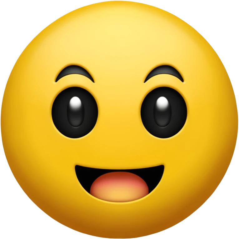 Pac-Man which just has two black dots as the eyes and a wide open mouth which is just pitch black emoji