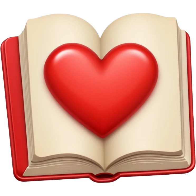 book heart emoji