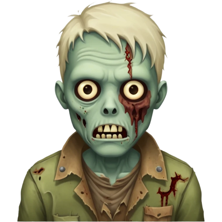 humano zumbi com emoji