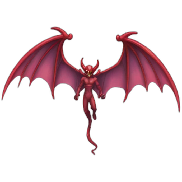 demon wing emoji