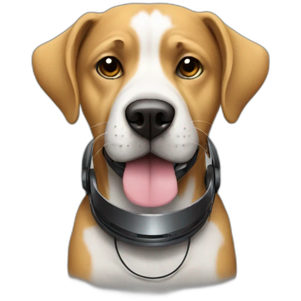 Dj dog emoji