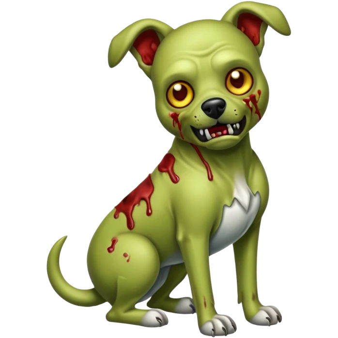 zombie dog full body emoji