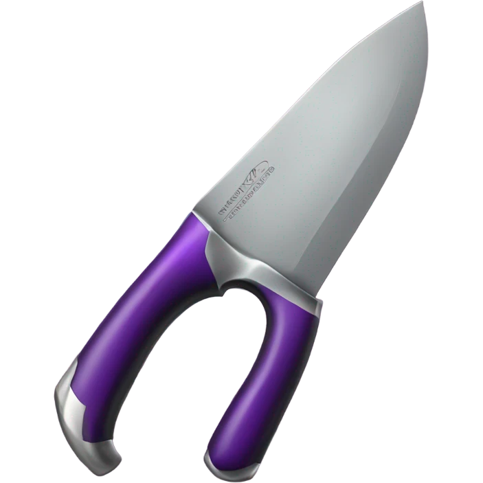 purple knife emoji