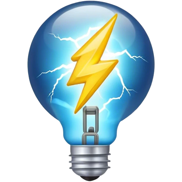 electricity-lightning orb emoji