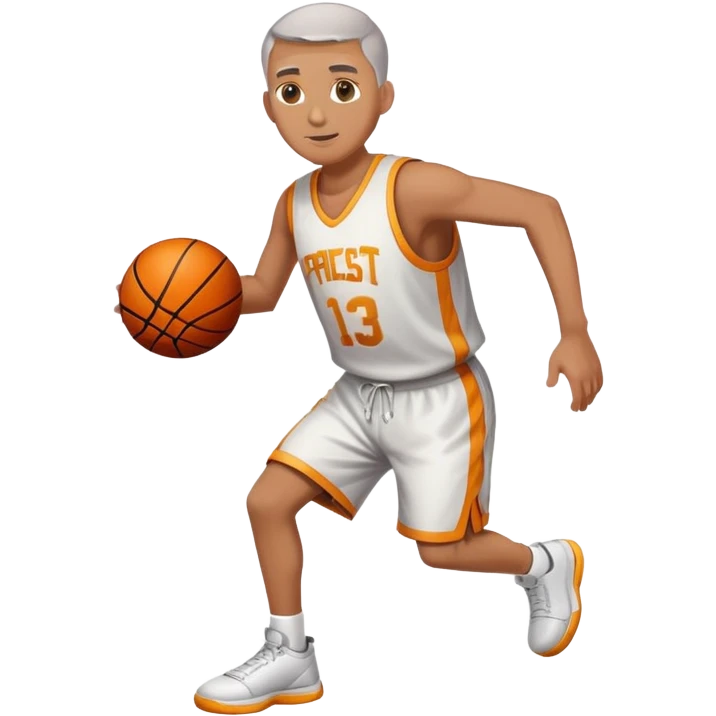 faça um padre jogador de basquete emoji