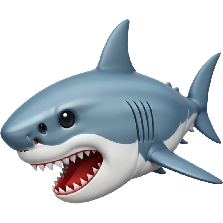 Emoji of Jaws shark aka the shark on the jaws poster emoji