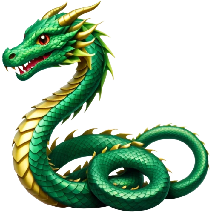 Serpent dragon  emoji