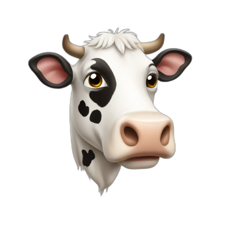 Une vache qui rit emoji