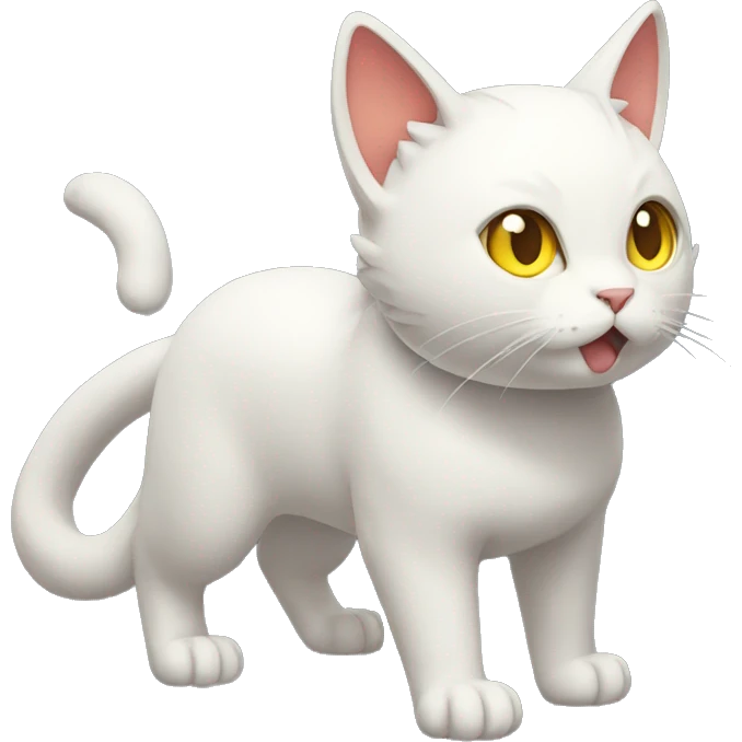 Electric-type Fakémon-Cat full body emoji