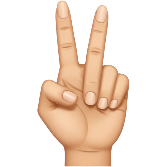 Middle finger emoji