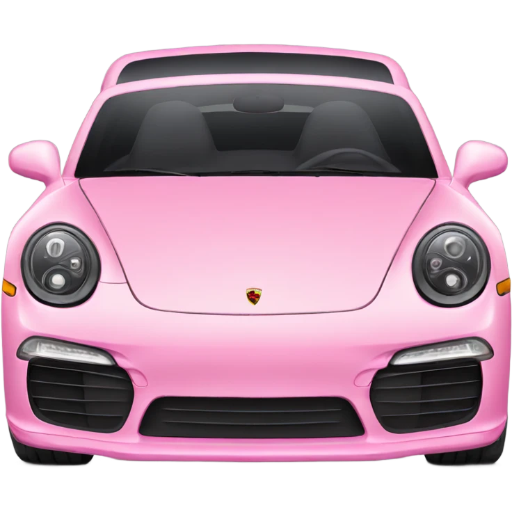 Pink Porsche emoji