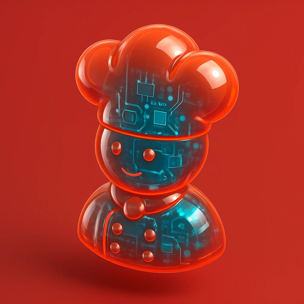 Chef red background  emoji